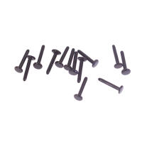 Piercing para la nariz con forma de I & L, tachuelas invisibles para el cartílago de la nariz, transparente, azul claro, 8/10/12mm, 2 piezas - details 5