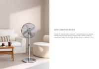 CREATE - Ventilador de pie oscilante 50W - 3 velocidades - Motor de cobre - AIR STAND EASY - details 2