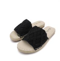Calzados Soraia, sandalia de yute y tejido tipo macramé, sandalias planas, Sandalias verano, Zapatos para mujer - details 5