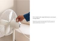 CREATE - Ventilador de pie oscilante 50W - 3 velocidades - Motor de cobre - AIR STAND EASY - details 4