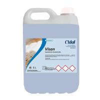 VISAN suavizante líquido concentrado 5L. Cidal Para todo tipo de prendas textiles (algodón, poliester y fibras sintéticas en general). - details 0