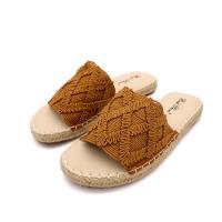 Calzados Soraia, sandalia de yute y tejido tipo macramé, sandalias planas, Sandalias verano, Zapatos para mujer - details 8