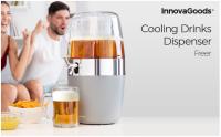 InnovaGoods® Dispensador de cerveza 4L, dispensador de bebidas, dispensador de cerveza Ball con refrigerante, dispensador de cerveza gris 22x41,7x26,5cm - details 0