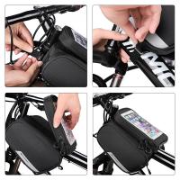 Wozinsky Bolsa para Bicicleta con Soporte para Teléfono Móvil, Resistente al Agua, 1.5L, Montaje en el Marco - details 3