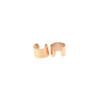 Pendiente de acero inoxidable para hombre y mujer, anillo de cartílago falso sin perforación, joyería corporal, piercing de hélice falsa, 2 piezas, 16g - details 14