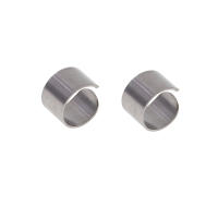 Pendiente de acero inoxidable para hombre y mujer, anillo de cartílago falso sin perforación, joyería corporal, piercing de hélice falsa, 2 piezas, 16g - details 13