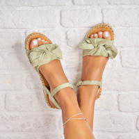 Calzados soraia, sandlia plana de yute con lazo,sandalia casual para mujer, calzado de yute verano. - details 0