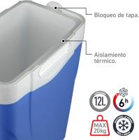 GREATOOL Nevera Portátil Rigida con Asa, 18L; 30L , Color Azul, Mantiene Frio 9 Horas sin Hielo, Nevera para Camping, Viaje, Playa - details 2