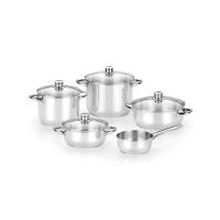 Monix Optima 2 - Batería de Cacerolas, Lote de 5 Piezas, Acero Inoxidable, Cocinas de Gas, Vitrocerámica e Inducción, Cazuelas, Utensilios Cocina - details 0