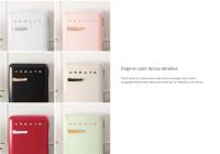 CREATE - RETRO FRIDGE 48L ROSE GOLD - Frigorífico, Estética Retro Vintage - details 3