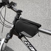 Wozinsky Bolsa para Bicicleta con Soporte para Teléfono Móvil, Resistente al Agua, 1.5L, Montaje en el Marco - details 9