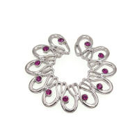1 par de piercing falso de tamaño ajustable, anillo de acero inoxidable, escudo, joyería corporal, joyería para mujer - details 8