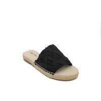 Calzados Soraia, sandalia de yute y tejido tipo macramé, sandalias planas, Sandalias verano, Zapatos para mujer - details 7