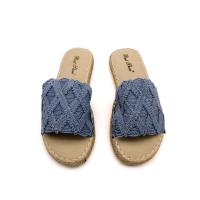 Calzados Soraia, sandalia de yute y tejido tipo macramé, sandalias planas, Sandalias verano, Zapatos para mujer - details 12