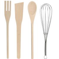 BOTE UTENSILIOS SET 5 GRES MATERIAL MADERA COLOR BEIGE 11X11.5X14 TOPITOS - details 1