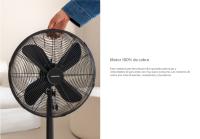 CREATE - Ventilador de pie oscilante 50W - 3 velocidades - Motor de cobre - AIR STAND EASY - details 0