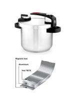 Bra - Olla a Presión Tekna, De 4 a 7 Litros, Acero Inoxidable, Triple Fondo Difusor, Sistemas de Seguridad, Margo Ergonómico - details 0