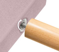 DHOME Cabecero Capitone Tapizado Polipiel o Tela Acualine con 8cm de Grosor Cabezales de Cama Acolchado Capitoné Cabeceros de Cama (Salmón Tela) - details 9