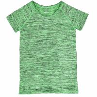 Camiseta deportiva profesional de secado rápido para mujer, Tops cortos transpirables para Yoga, Fitness, correr, trotar, gimnasio y ejercicios - details 2