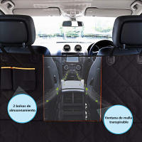 SMELL & SMILE Funda para Mascotas Coche Protector para Mascotas para Asiento de Coche Funda para Maletero de Coche Universal para Perros 130x137cm - details 3