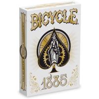 Fournier Bicycle USPCC Baraja poker 1885 Magos Trucos Ilusionismo Cartas Magia Adultos Colección Coleccionable Jugar Cartas Juego mesa Elegancia victoriana Maquinaria Engranajes Regalo ideal Espectáculo Escenario - details 1