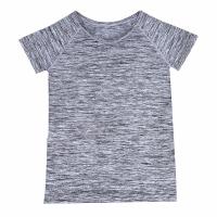 Camiseta deportiva profesional de secado rápido para mujer, Tops cortos transpirables para Yoga, Fitness, correr, trotar, gimnasio y ejercicios - details 3