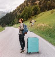 Maleta OM Home Grande 28 Inch, Equipaje facturable (capacidad 23kg) (mod. 062, 75*48*27cm) Material POLIPROPILENO, Ligera y Resistente, Cerradura Antirrobo Insertada, Combinación de 3 dígitos, Ruedas Silenciosas 360º Dobles Giratorias. PP024 28 - details 1