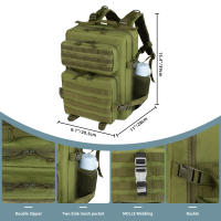 Mochila Táctica Militar Rucksack de Asalto Molle para Viajes al Aire Libre Caza y Campamento - details 6