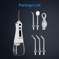 Fairywill Irrigador de Agua Portátil Limpieza Dental a Prueba de Agua con 5 Boquillas para Focos, Viajes - details 1