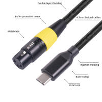 Cable de audio para micrófono USB C tipo C a XLR de 3 pines - details 0