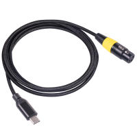 Cable de audio para micrófono USB C tipo C a XLR de 3 pines - details 3