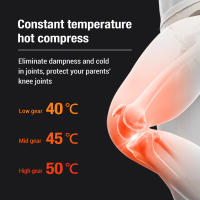 Masajeador de Rodilla Eléctrico con Terapia de Presión de Aire Alivio del Dolor de Artritis Masaje de Temperatura de Rodilla Tratamiento con Batería para Piel Normal - details 5