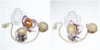 Miyocar-chupete rosa oscuro personalizado Bling, tetina de silicona de repuesto, incluye todos los tamaños para niño y niña, regalo para Baby Shower - details 1