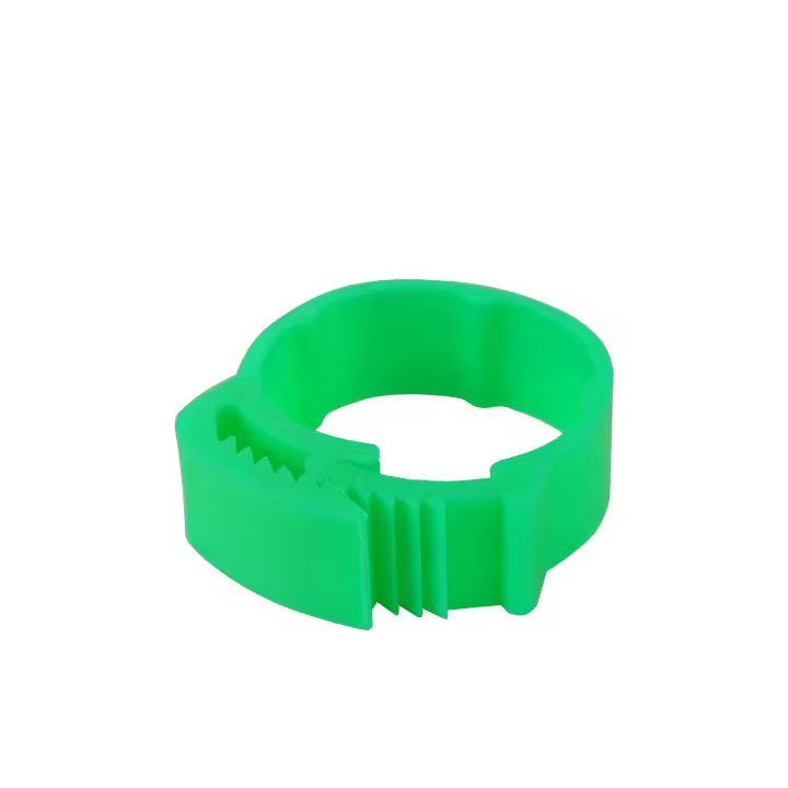 Anillo de pie de pollo de tamaño ajustable, pata de aves de corral sin número, anillo de hebilla ID2.0 ~ 2,4 cm, pollito de plástico, pato, ganso, alimentación de aves de corral 70 piezas - 1
