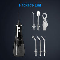 Fairywill Irrigador de Agua Portátil Limpieza Dental a Prueba de Agua con 5 Boquillas para Focos, Viajes - details 0