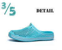 New Brand Hole Shoes Men Gray Garden Casual Rubber Clogs For Men Male Slippers Summer Slides Swimming Jelly Shoes Men Slippers - details 2