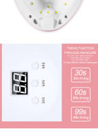 -secador de uñas portátil, lámpara UV LED de 12W, Cable Micro USB, para uso doméstico, esmalte de Gel UV, herramientas de Arte de uñas - details 2