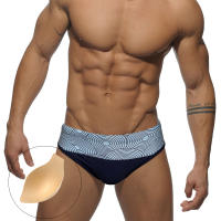 Jessborn-Calzoncillos de natación para hombre, bañador sexy de cintura baja con bloqueo de color, pantalones cortos deportivos para surfear en la playa, primavera caliente - details 0