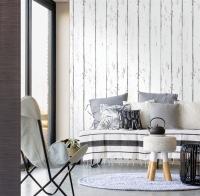 Home Decor White Wood Wallpaper Peel and Stick TV Background Self Adhesive Wallpaper Removable Wall stickers For Bedroom Kidroom - details 2