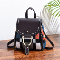 Mochila de cuero PU de alta calidad para mujeres bolso escolar multiusos para adolescentes bolso de hombro chaleco bolso de mano mochila cruzada - details 3