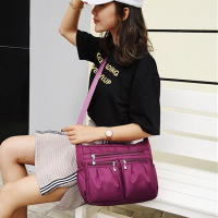 Bolso de hombro de nailon para mujer, bandolera impermeable con múltiples bolsillos, de gran capacidad, Oxford, de viaje - details 2