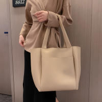 Bolso de mano informal de cuero suave para mujer, bolsa de hombro de gran capacidad con bolsillo exterior, Color sólido, alta calidad - details 4