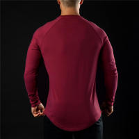 Camiseta de Algodón con Mangas Raglan Cómoda para Entrenamiento de Primavera/Otoño - details 8