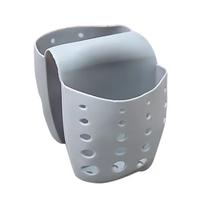 Soporte de esponja de jabón para fregadero, bolsa organizadora de utensilios, cesta de drenaje colgante para baño, estante de almacenamiento, accesorios de cocina - 1