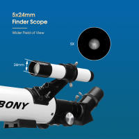 SVBONY-telescopio astronómico portátil, Refractor, óptica de revestimiento múltiple, SV501P, para acampada - details 6