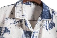 Camisa floral holgada y holgada informal para vacaciones en la playa de Hawaii - details 49