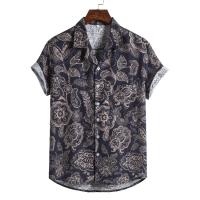Camisa floral holgada y holgada informal para vacaciones en la playa de Hawaii - details 33