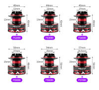 Carrete de Pesca DEUKIO Drag Max 12KG Carretes de Metal Ideal para Accesorios de Pesca - details 5
