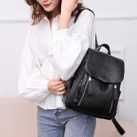 Mochila antirrobo de cuero suave para mujer, bolsos escolares de gran capacidad, bolsos de viaje, diseñador de lujo, moda - details 5