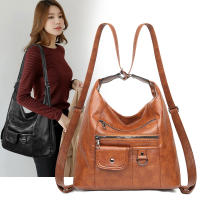Bolsos de Hombro de Cuero PU Suave de Lujo Multi Bolsillos para Mujeres Bolsa Tote Europea de Gran Capacidad para Compras Bolsa Cruzada Hobo - details 1